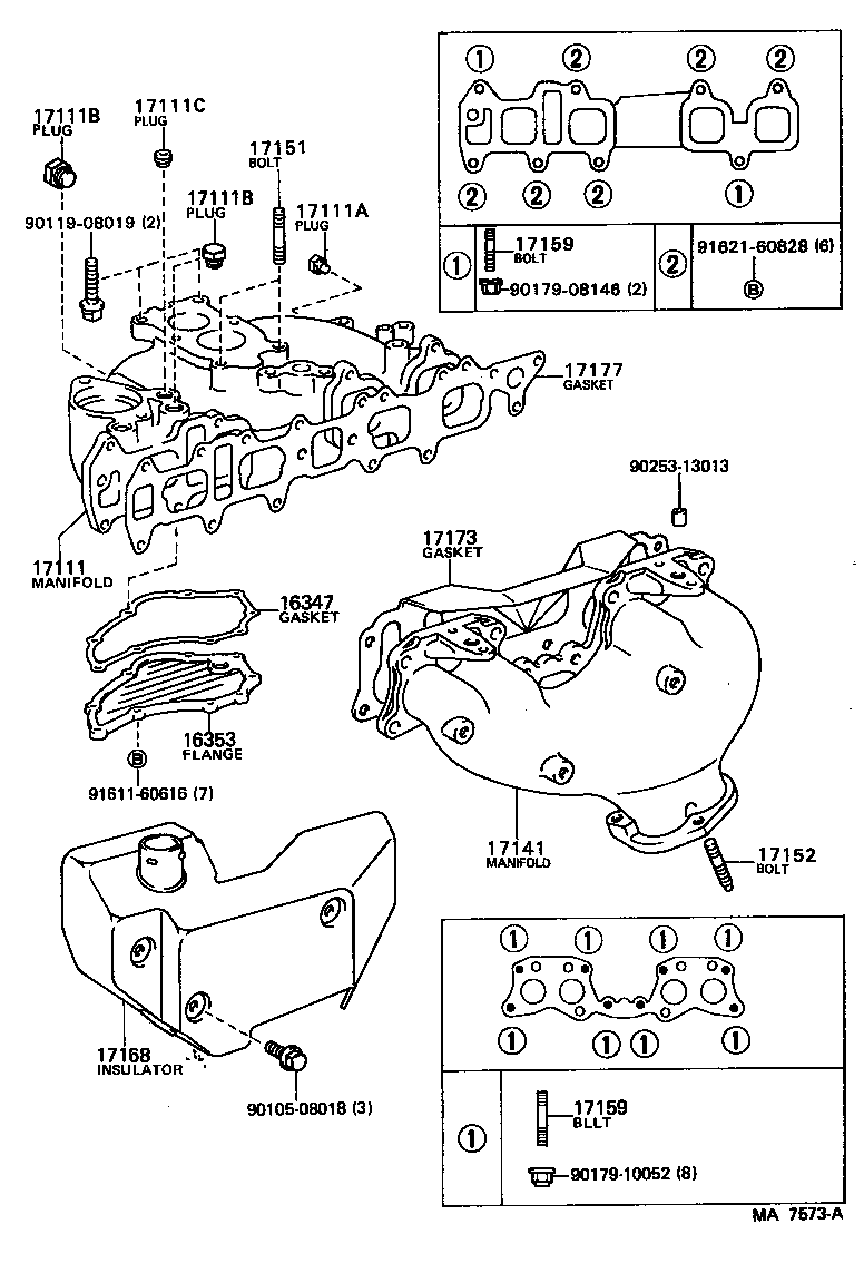 17111-35040 MANIFOLD, INTAKE product image