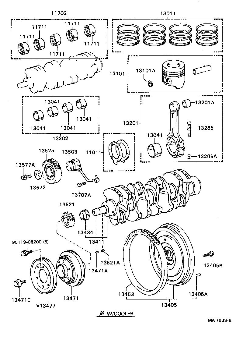 11012-56020 WASHER SET, CRANKSHAFT THRUST product image
