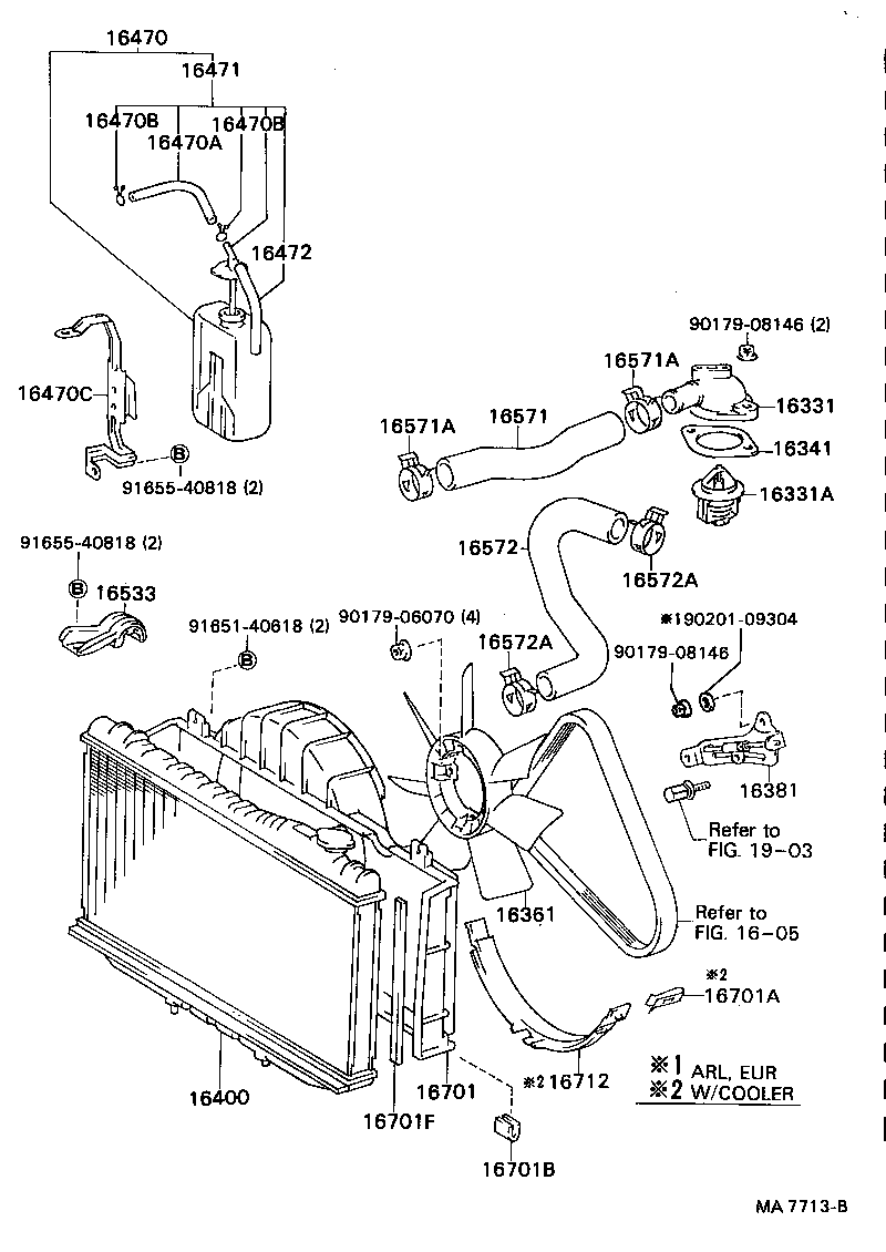 16347-70010 GASKET, WATER BY-PASS product image