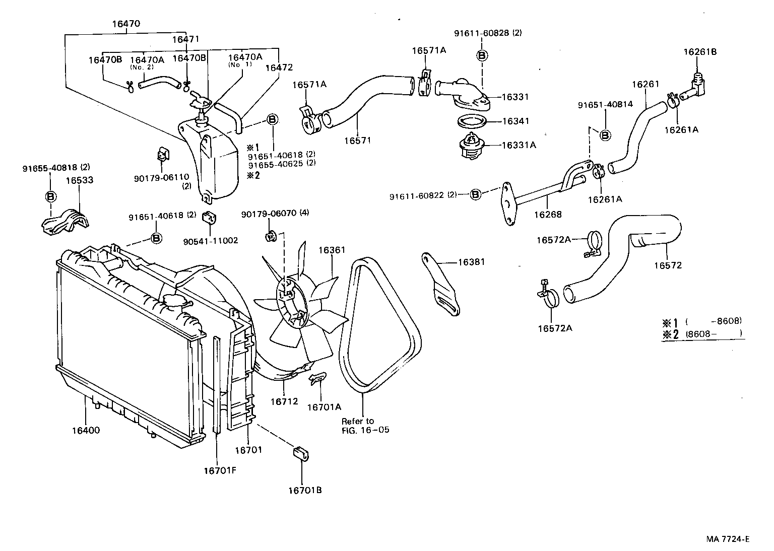 16347-70010 GASKET, WATER BY-PASS product image