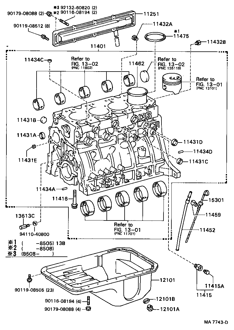 11452-56050 GUIDE, OIL LEVEL GAGE product image