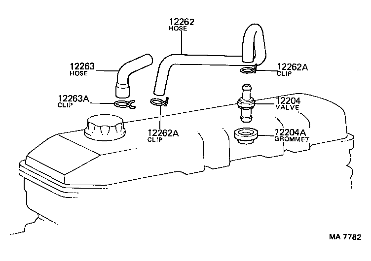 90464-00435 CLAMP(FOR VENTILATION HOSE) product image