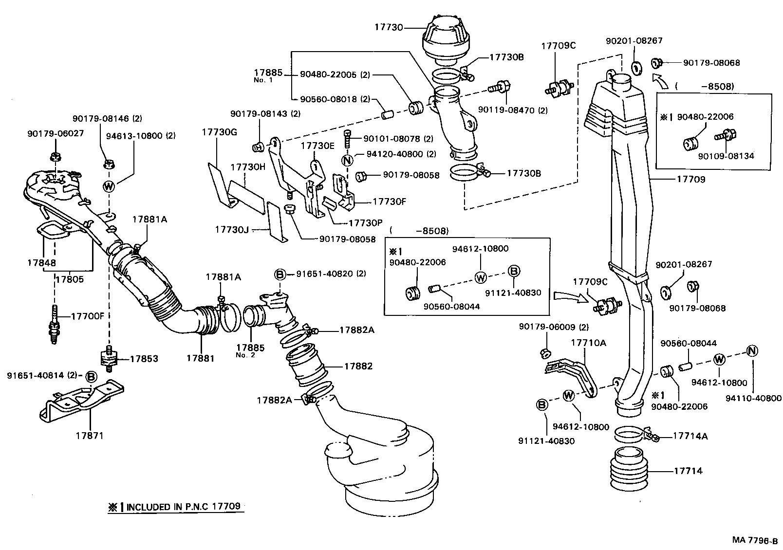 17700-73090 CLEANER ASSY, AIR product image
