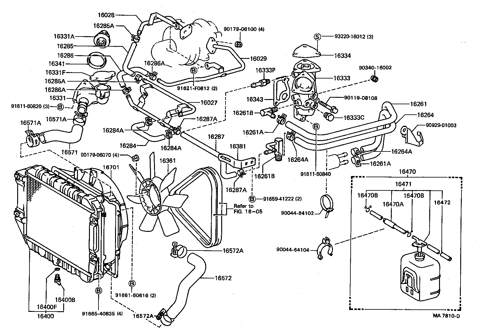 16400-87617 RADIATOR ASSY product image