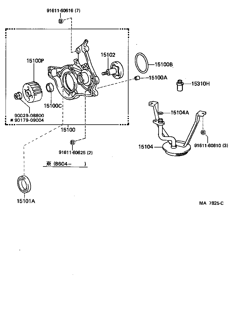 15102-64010 ROTOR SET, OIL PUMP product image