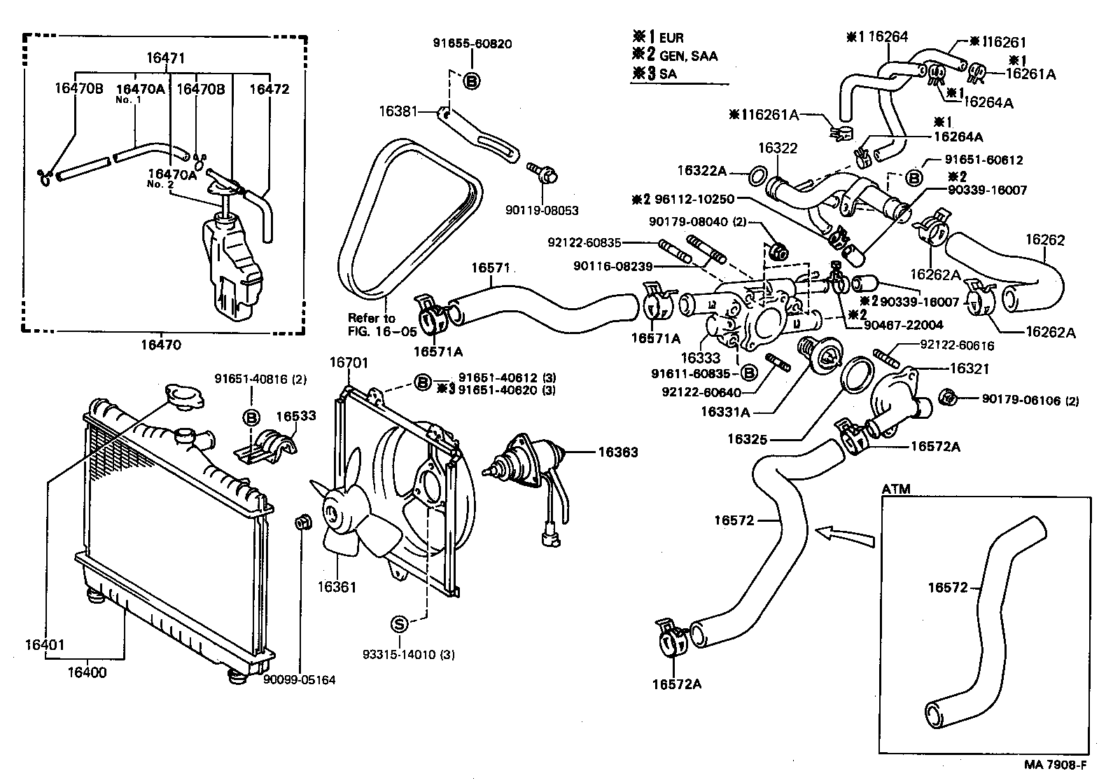 16323-15040 HOUSING, WATER INLET product image