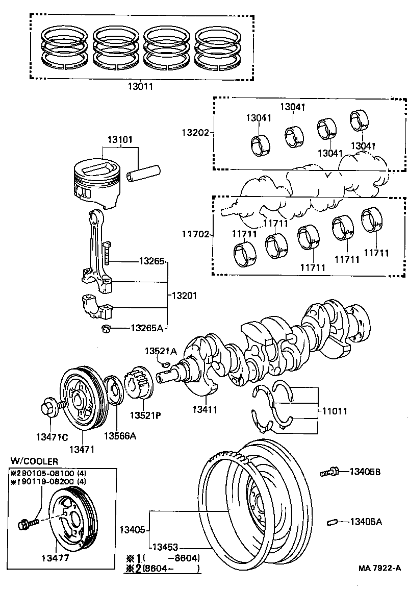 90179-10042 NUT, HEXAGON(FOR CONNECTING ROD BOLT) product image