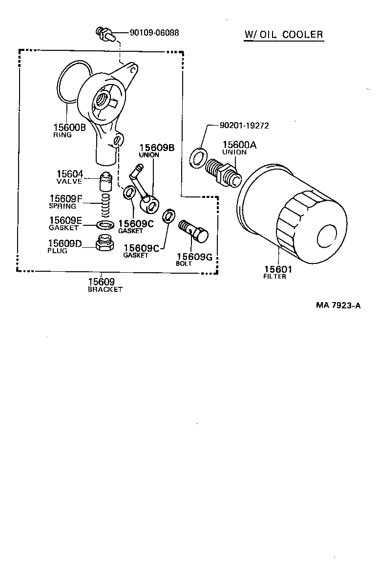 90915-03004 FILTER SUB-ASSY, OIL product image