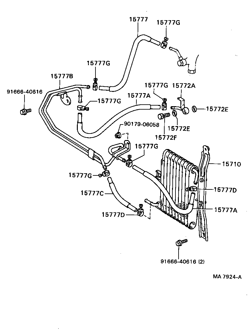 15700-01010 COOLER ASSY, OIL product image