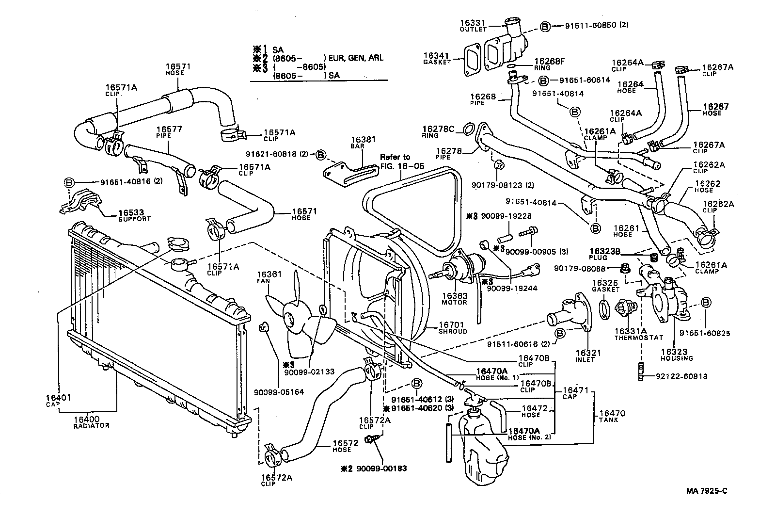 16323-15040 HOUSING, WATER INLET product image