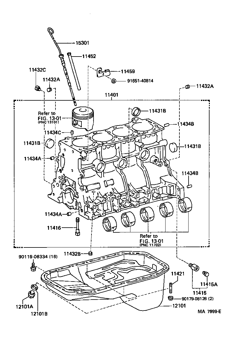 11409-66020 GUIDE, OIL LEVEL GAGE product image