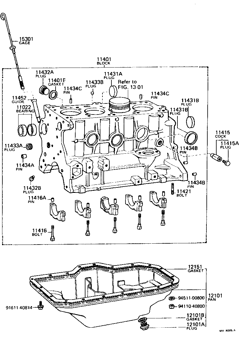 12101-39115 PAN SUB-ASSY, OIL product image