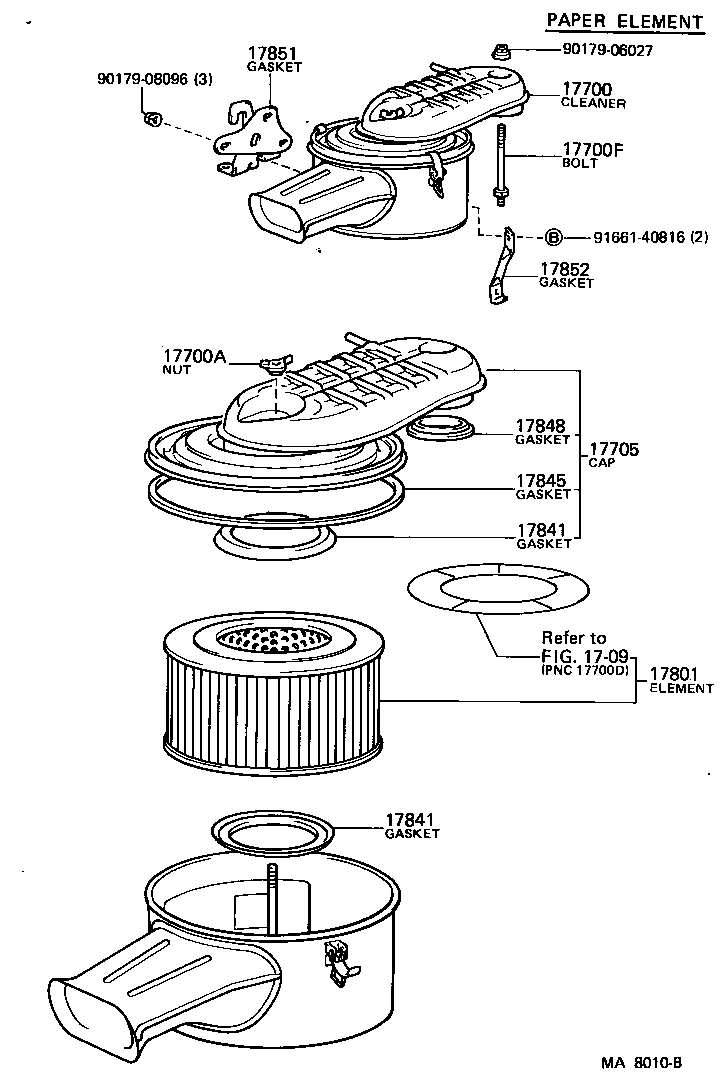 17700-68151 CLEANER ASSY, AIR product image