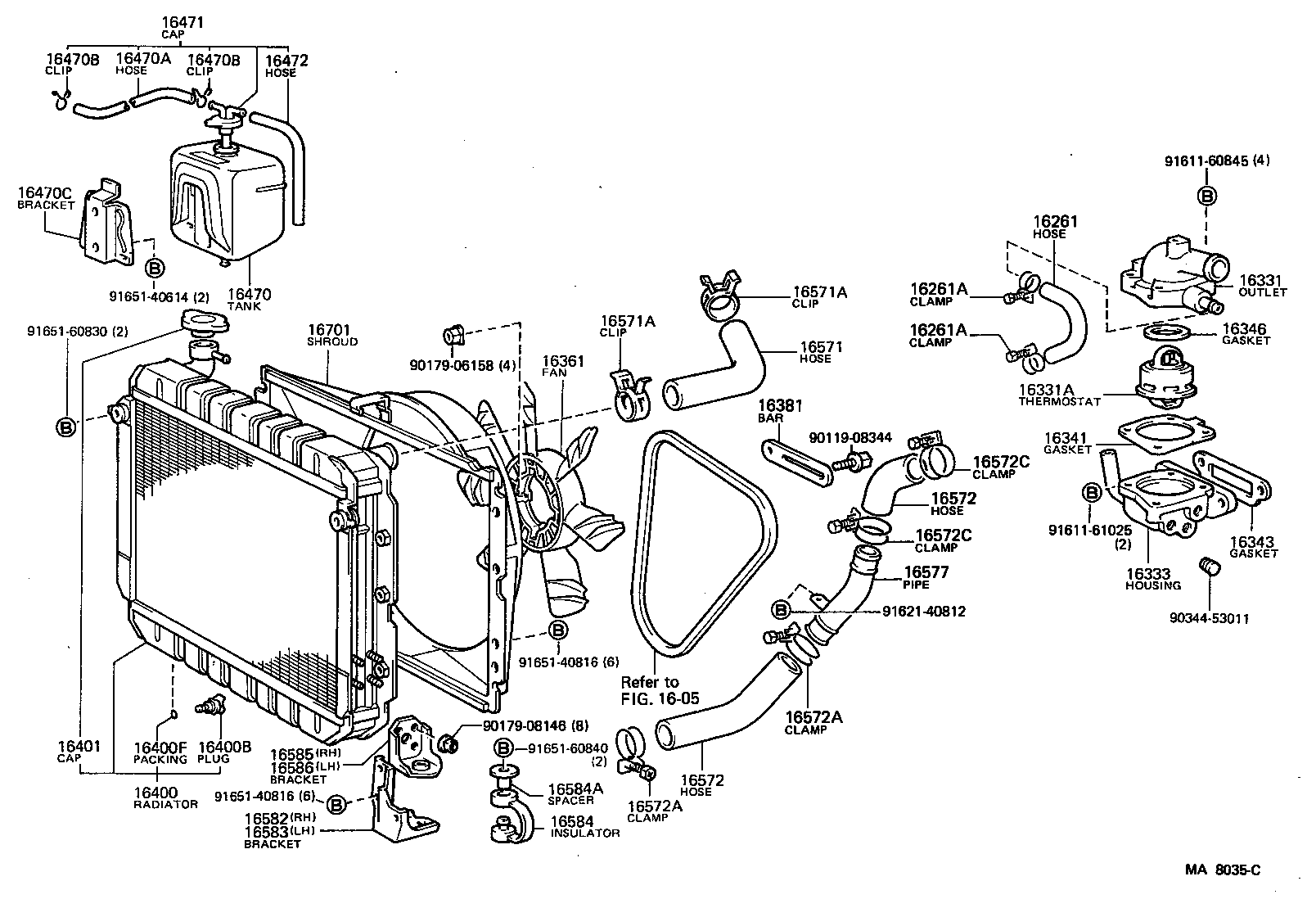 16323-68040 HOUSING, WATER INLET product image