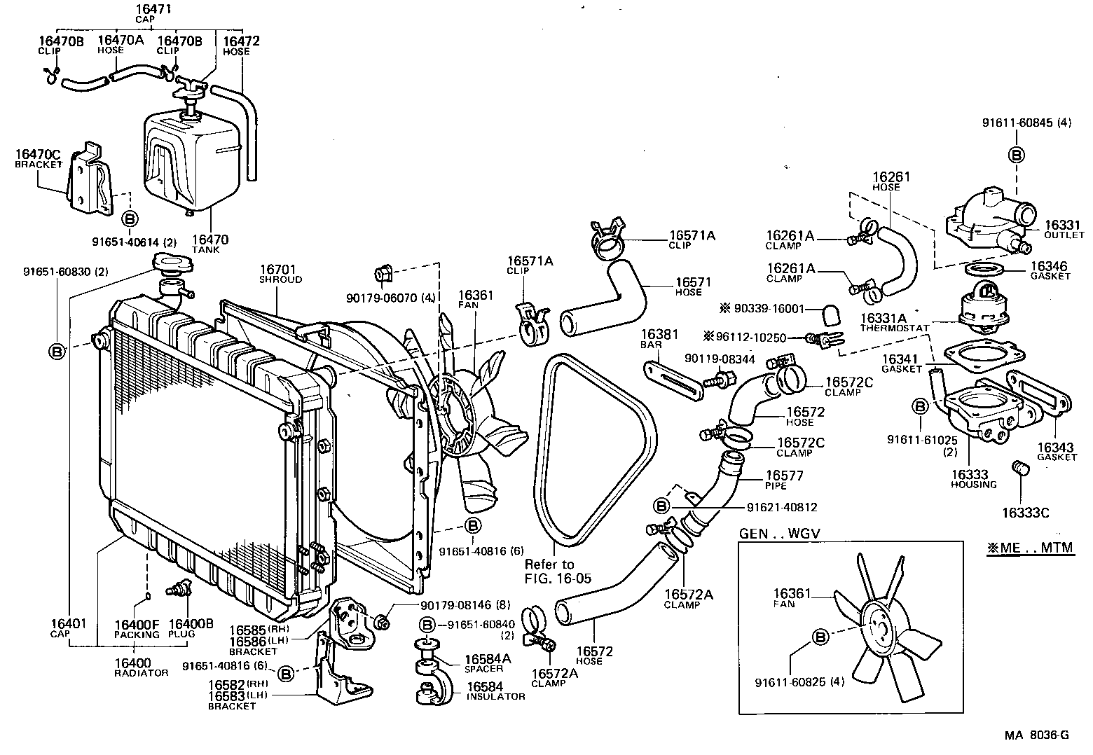16323-68030 HOUSING, WATER INLET product image