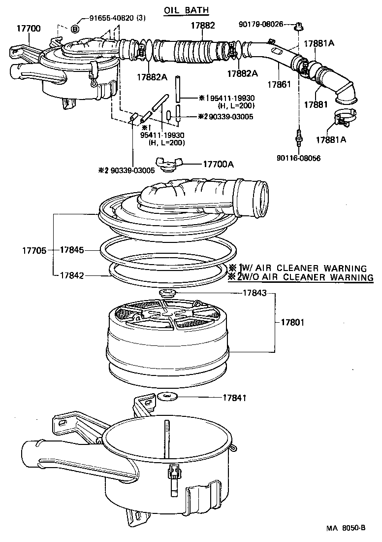 17700-68151 CLEANER ASSY, AIR product image