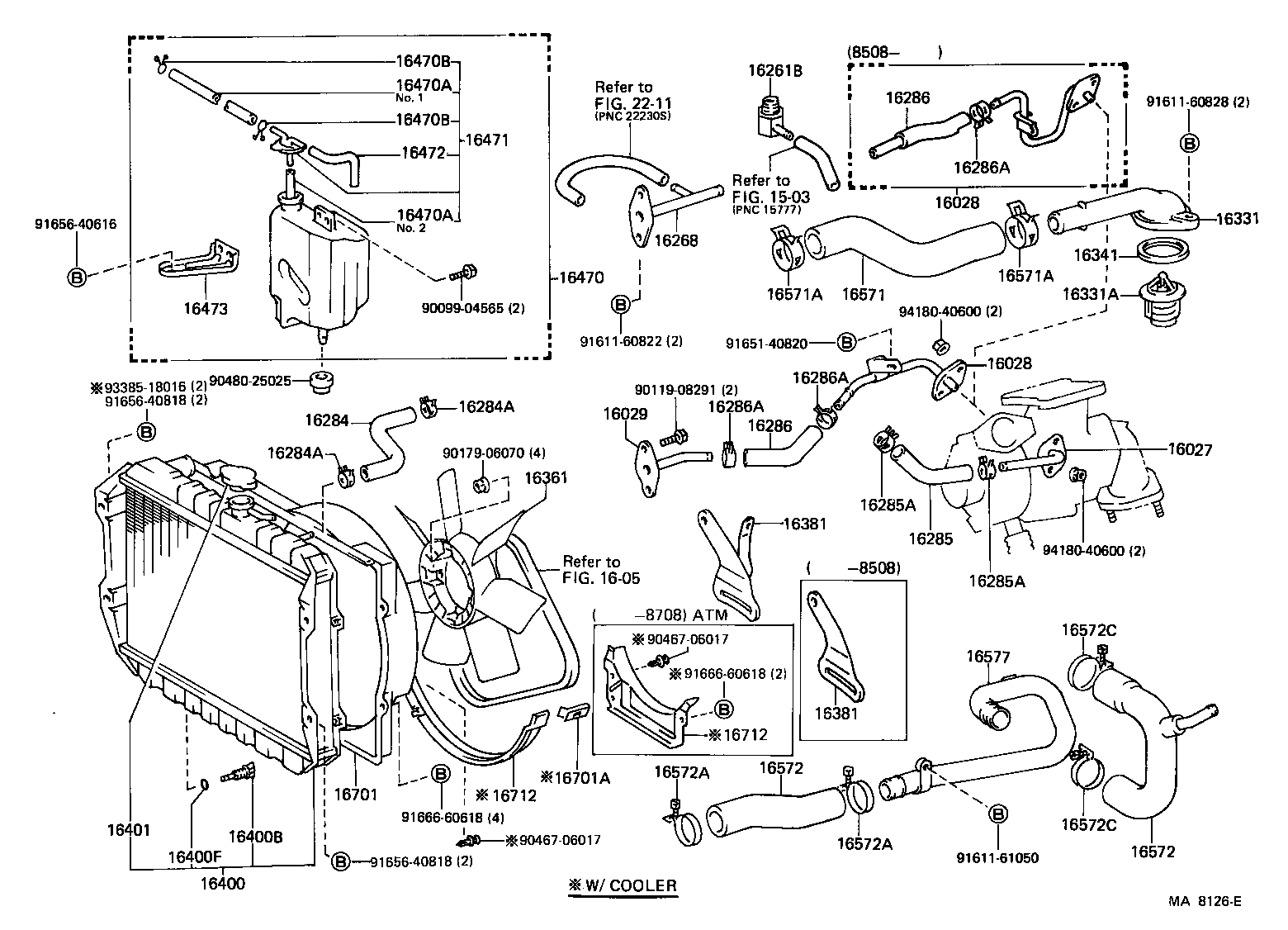 16028-35010 PIPE SUB-ASSY, TURBO WATER, NO.2 product image