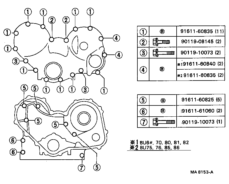 90311-50007 SEAL, OIL(FOR TIMING CHAIN OR BELT COVER) product image