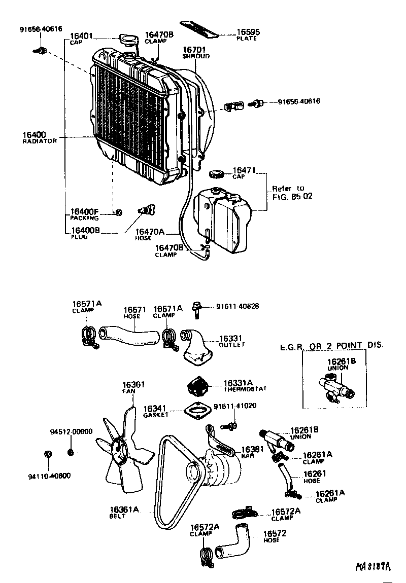 16331-38010 OUTLET, WATER product image