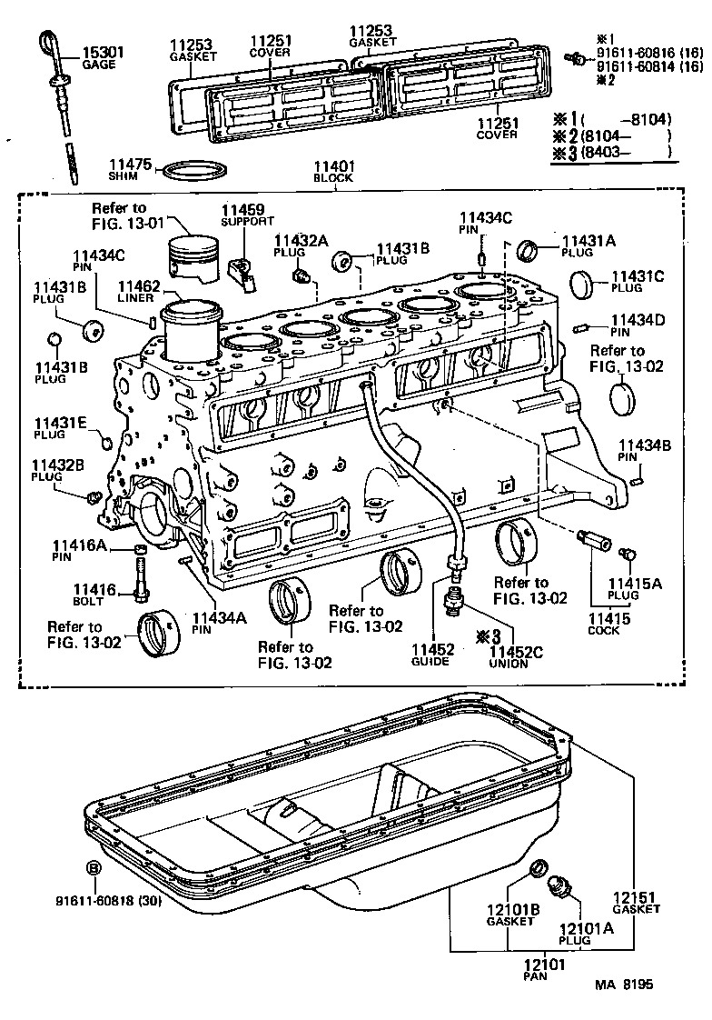 11452-60013 GUIDE, OIL LEVEL GAGE product image