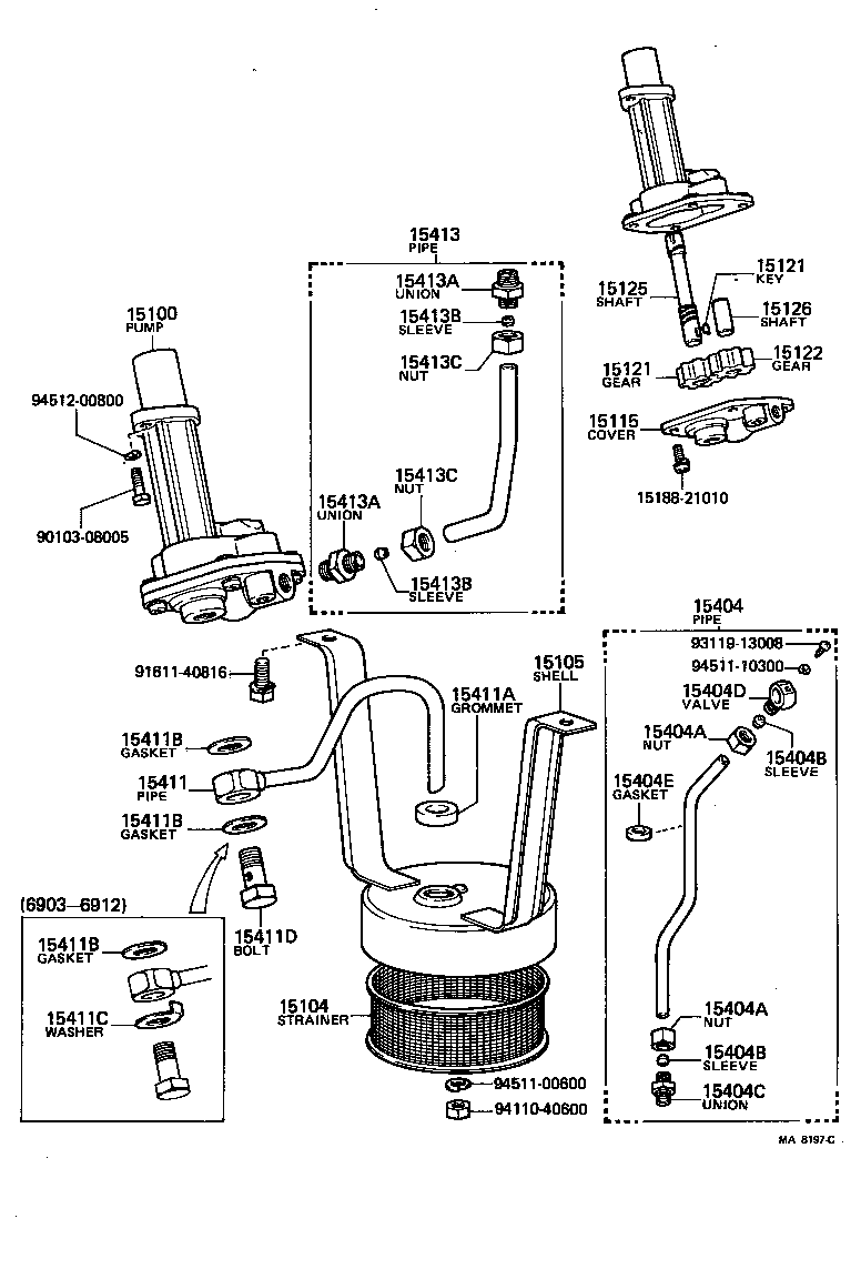 15100-56010 PUMP ASSY, OIL product image