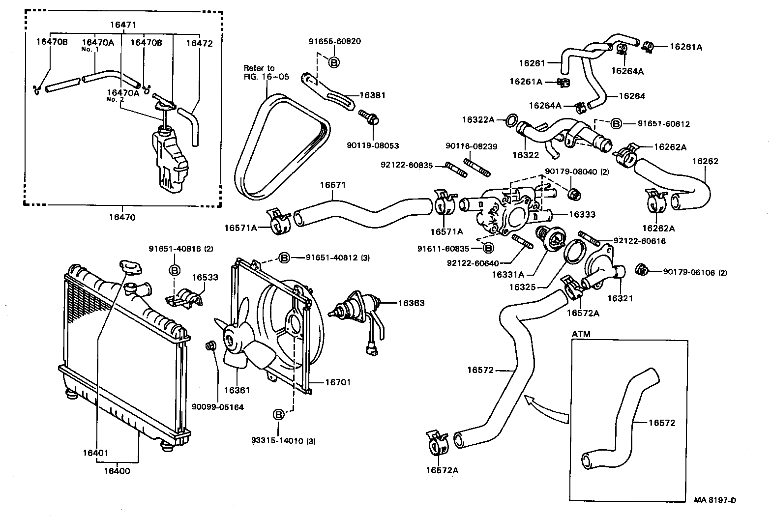 16323-16010 HOUSING, WATER INLET product image