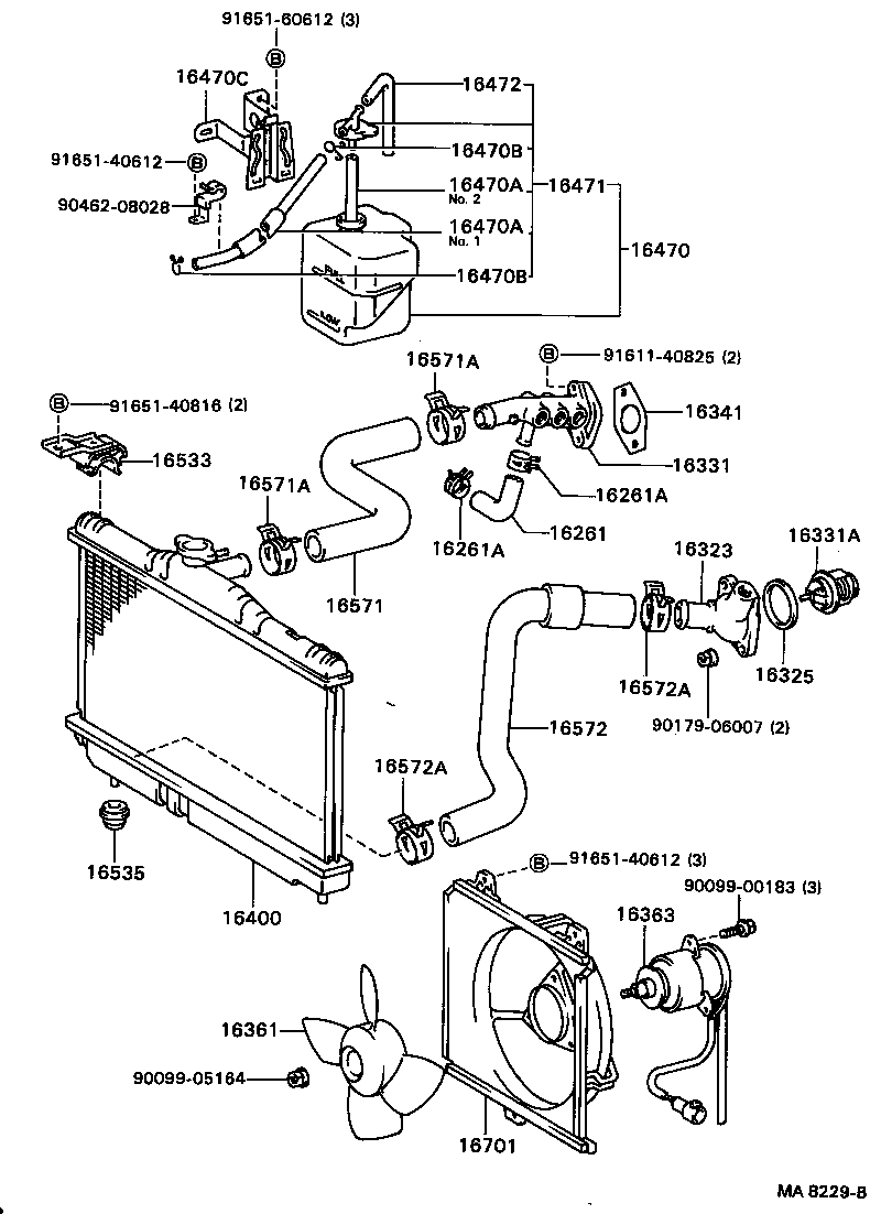 99555-00130 HOSE, WATER BY-PASS, NO.3 product image