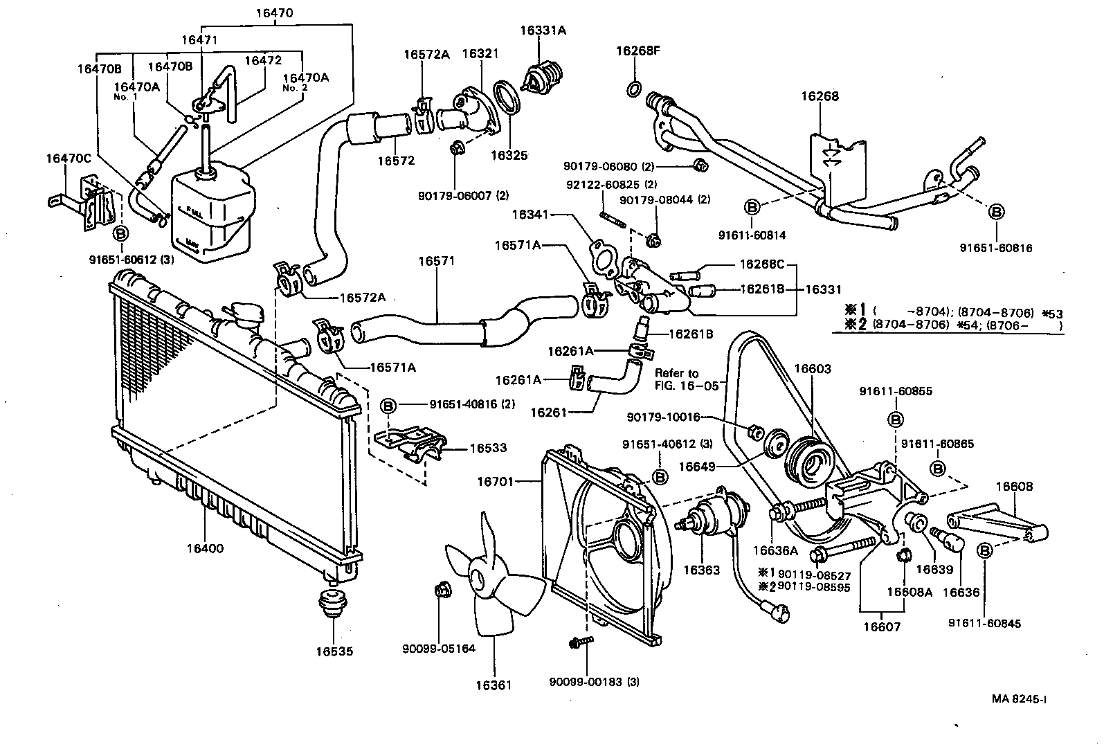 16304-88380 OUTLET, WATER product image