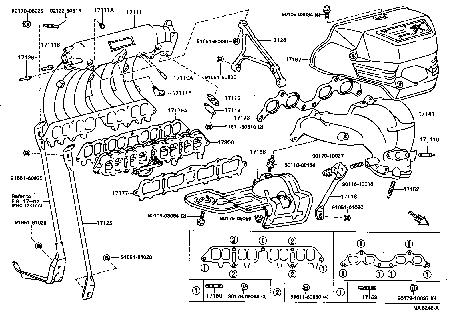 90445-16014 HOSE, INTAKE MANIFOLD WATER product image