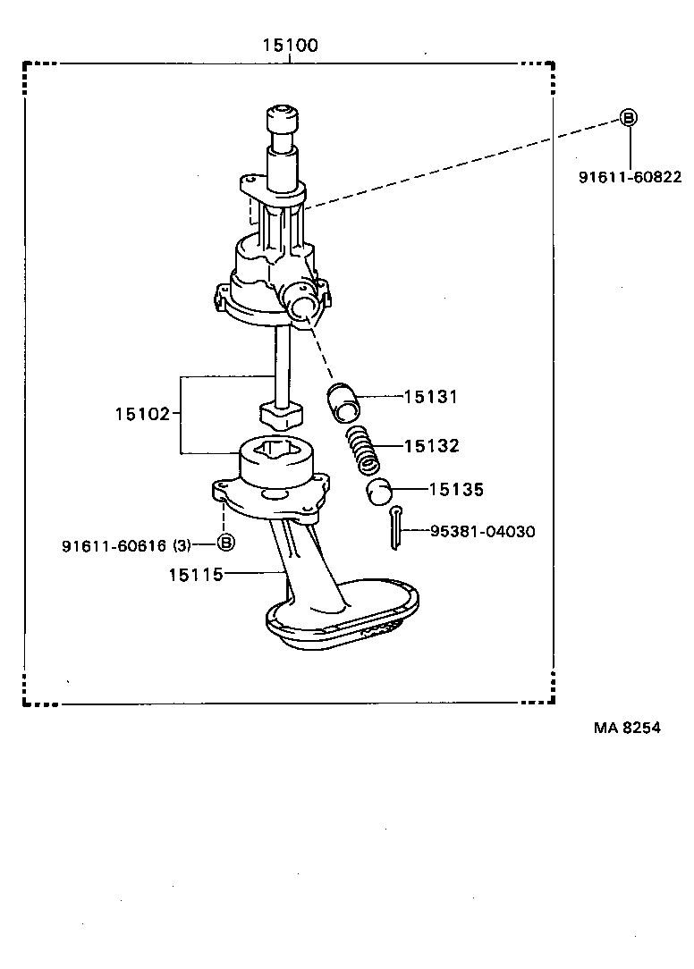 15147-10011 GASKET, OIL STRAINER product image