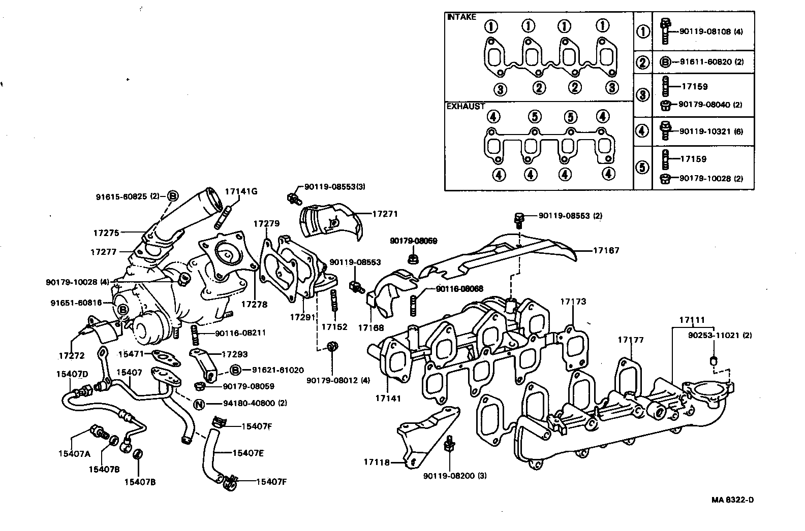 17101-64090 MANIFOLD, INTAKE product image