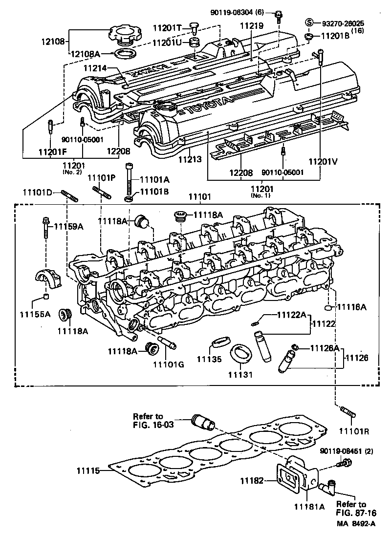 11101-54080 HEAD SUB-ASSY, CYLINDER product image
