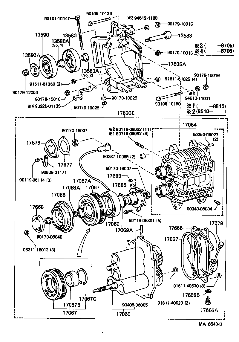 17101-70030 MANIFOLD, INTAKE product image