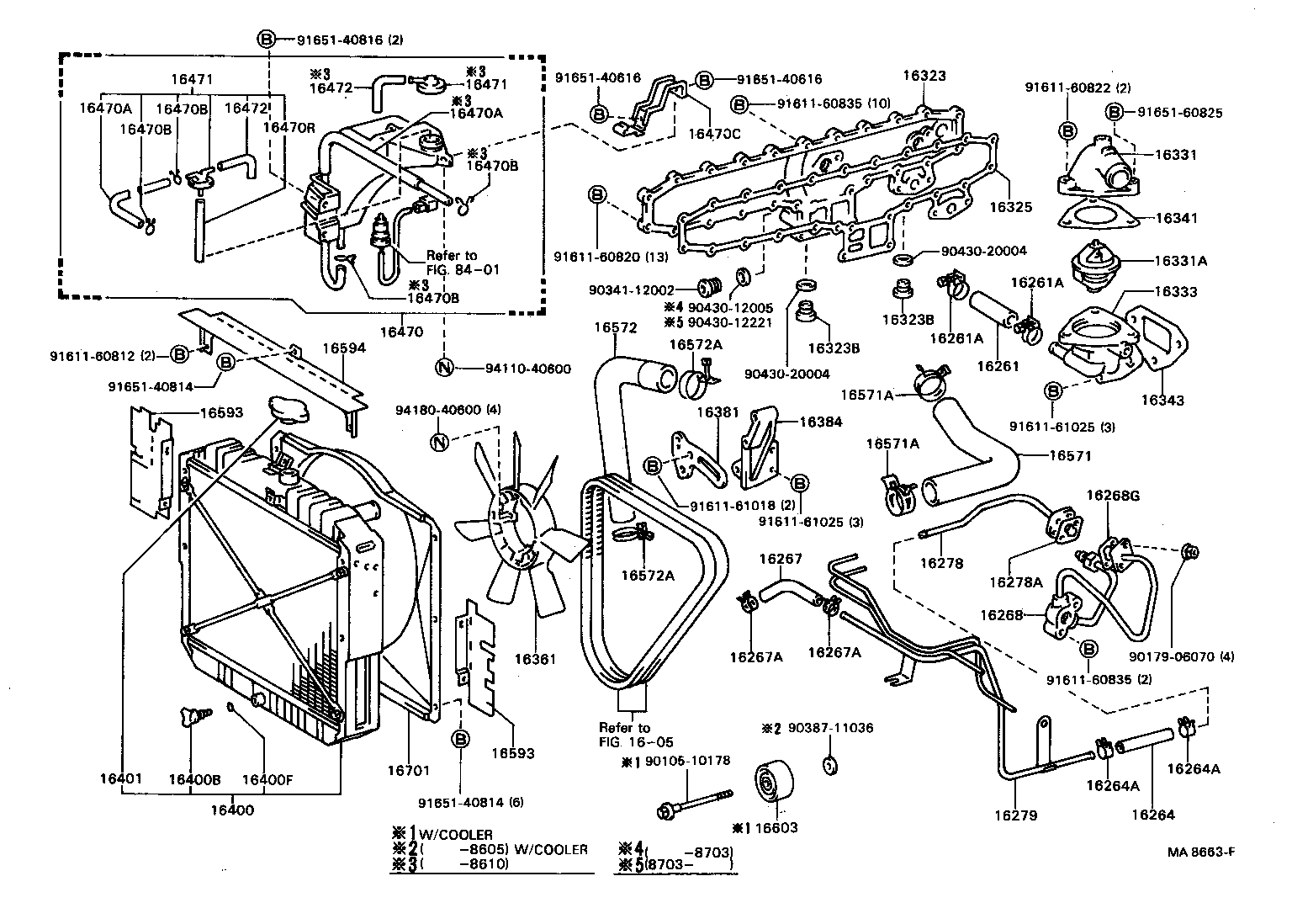 16571-68070 HOSE, RADIATOR, INLET product image