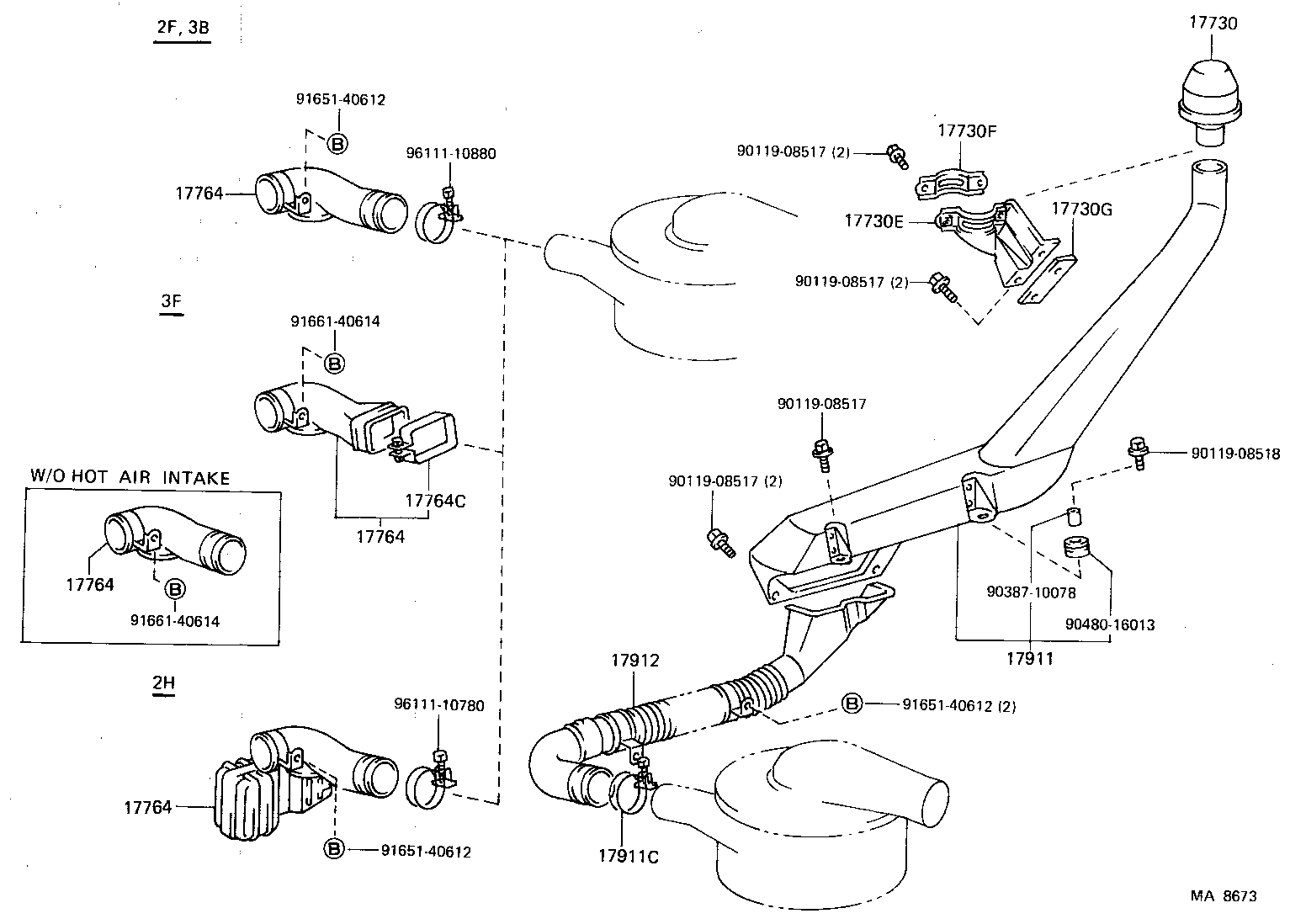 17700-68151 CLEANER ASSY, AIR product image