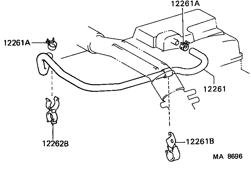 90464-00435 CLAMP(FOR VENTILATION HOSE) product image