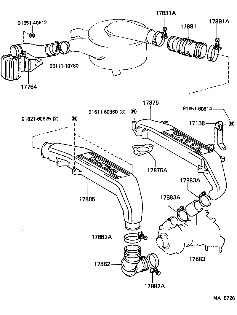 17700-68151 CLEANER ASSY, AIR product image