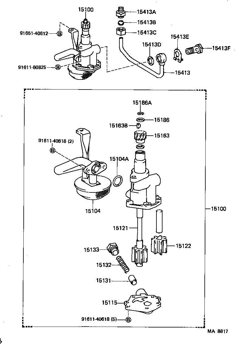 15102-42020 GEAR, OIL PUMP DRIVE product image