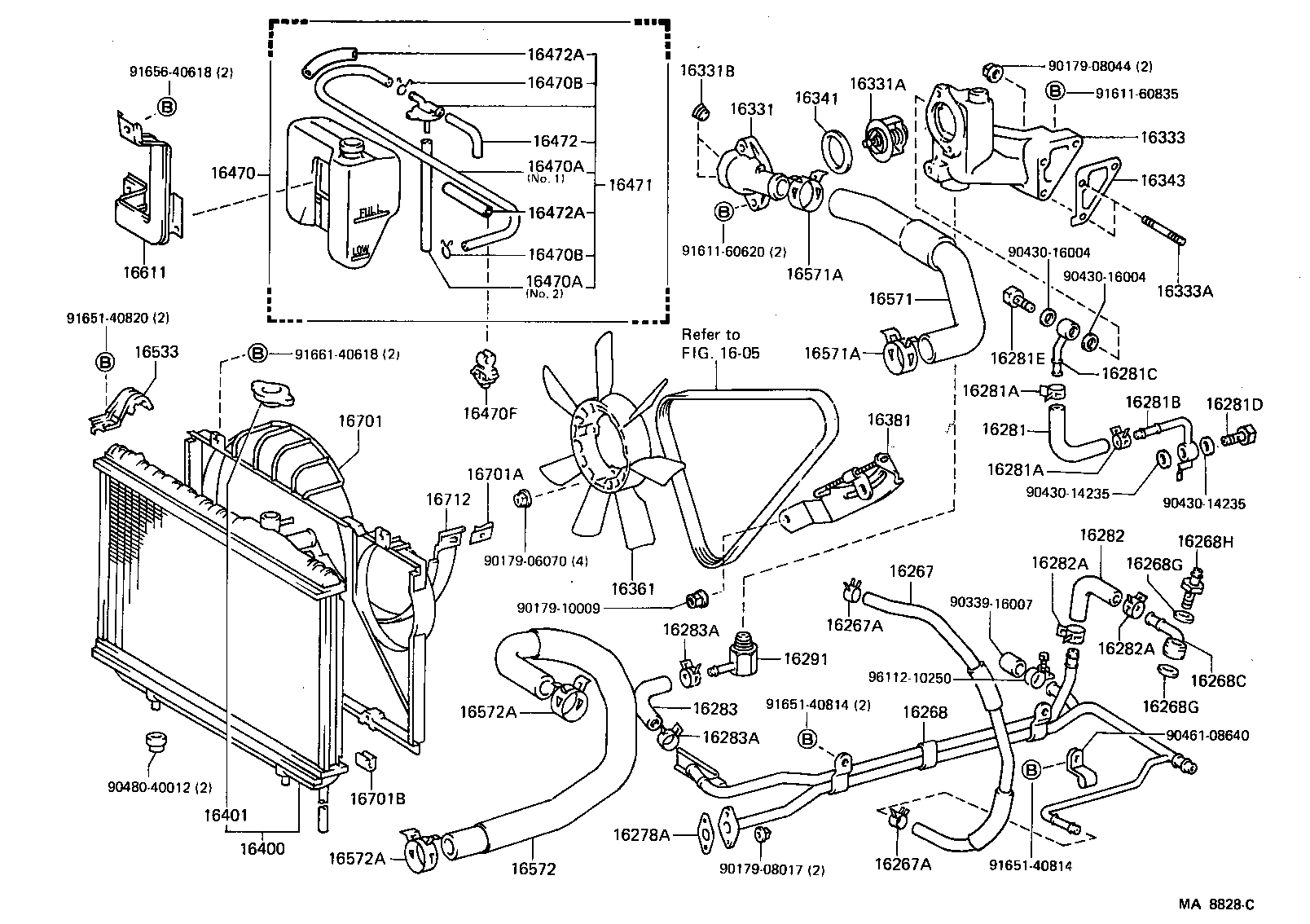 16400-42110 RADIATOR ASSY product image