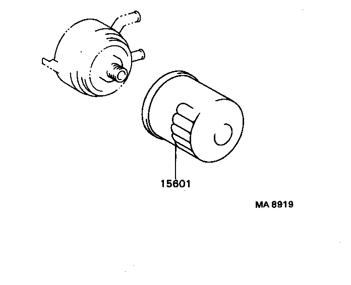 15188-11010 RING, O, NO.1(FOR OIL FILTER) product image