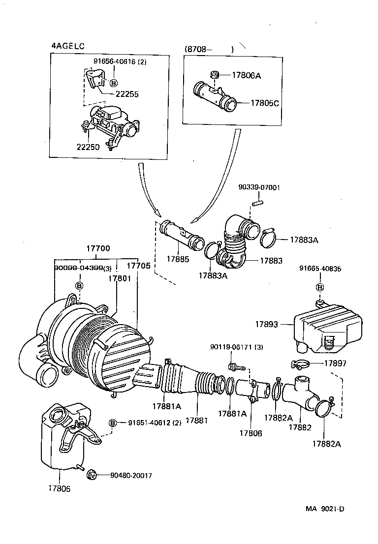 96111-10490 CLAMP, HOSE(FOR AIR CLEANER) product image