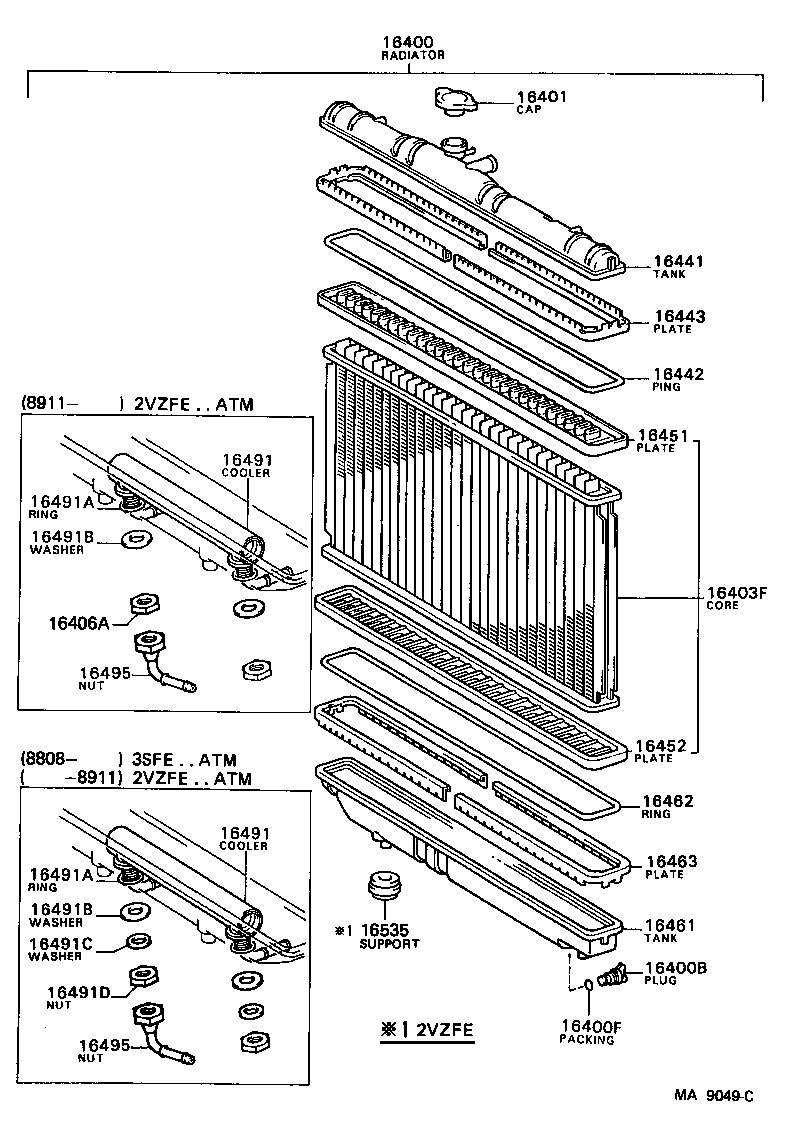 16571-03020 HOSE, RADIATOR, INLET product image