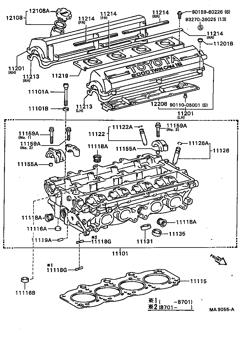 11101-69045 HEAD SUB-ASSY, CYLINDER product image