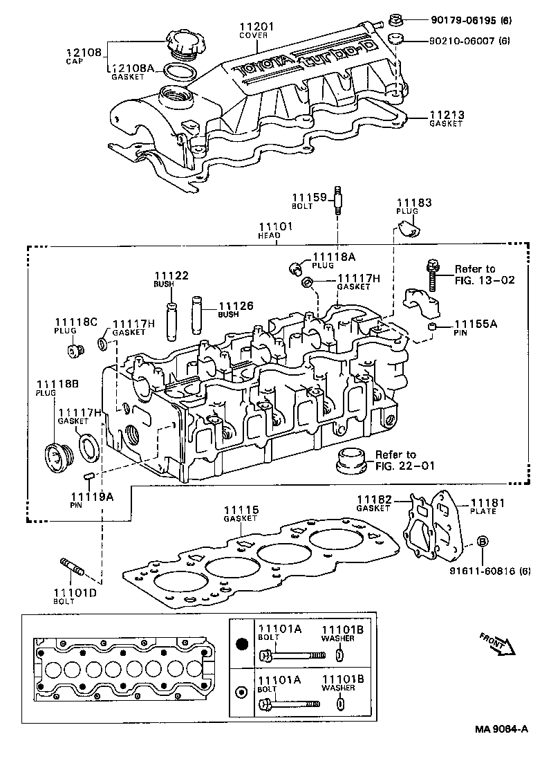 11101-64132 HEAD SUB-ASSY, CYLINDER product image