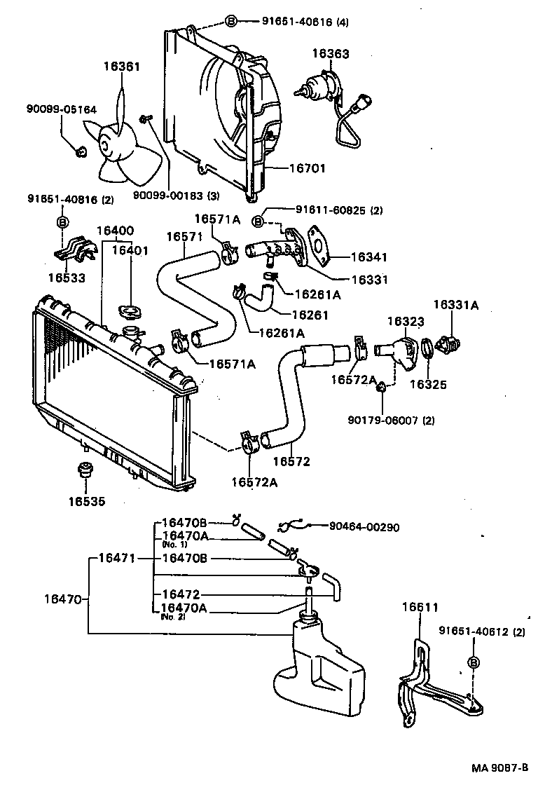 16347-62010 GASKET, WATER BY-PASS product image