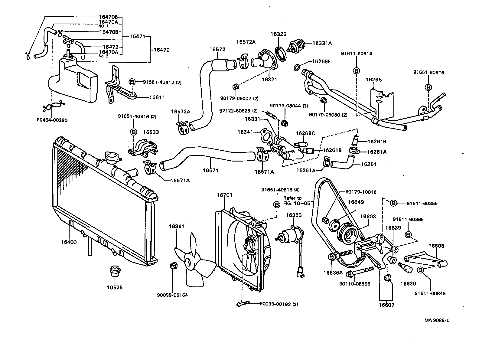 16347-62010 GASKET, WATER BY-PASS product image