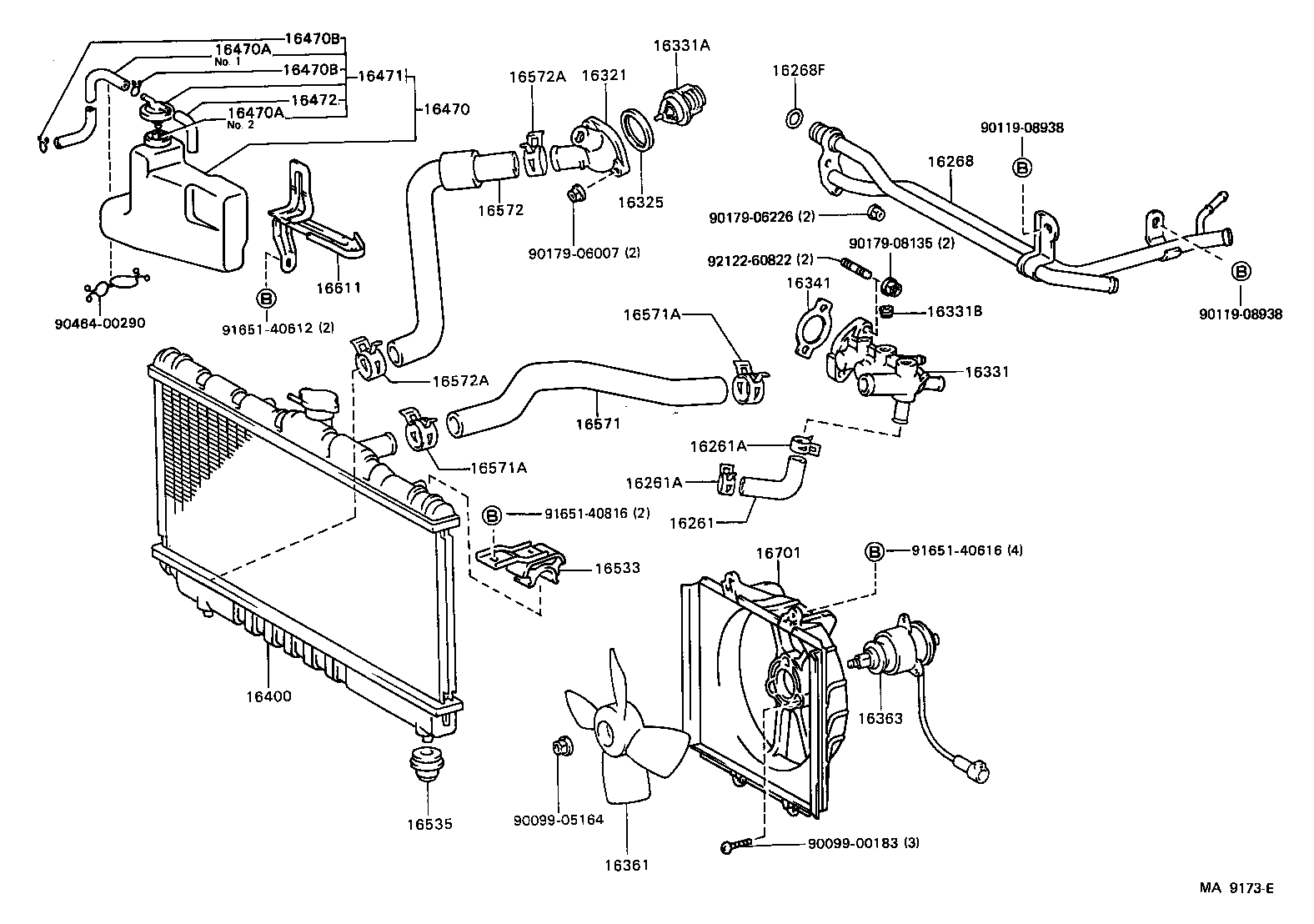 16571-03020 HOSE, RADIATOR, INLET product image