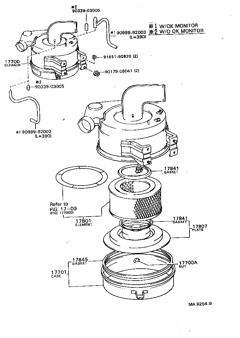 17705-17040 CAP SUB-ASSY, AIR CLEANER product image