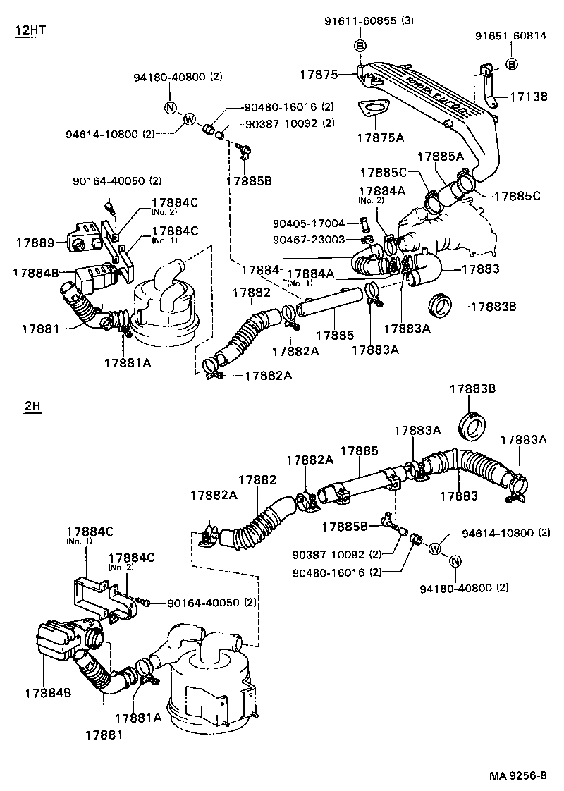 17705-17040 CAP SUB-ASSY, AIR CLEANER product image