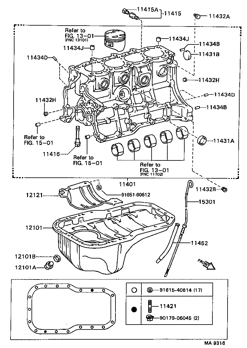 90253-16001 PIN, RING (FOR CYLINDER HEAD SET) product image